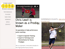 Tablet Screenshot of chrislewit.com